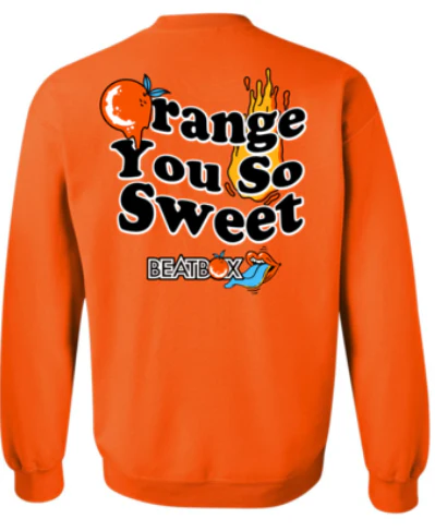 Orange Blast Crew Neck
