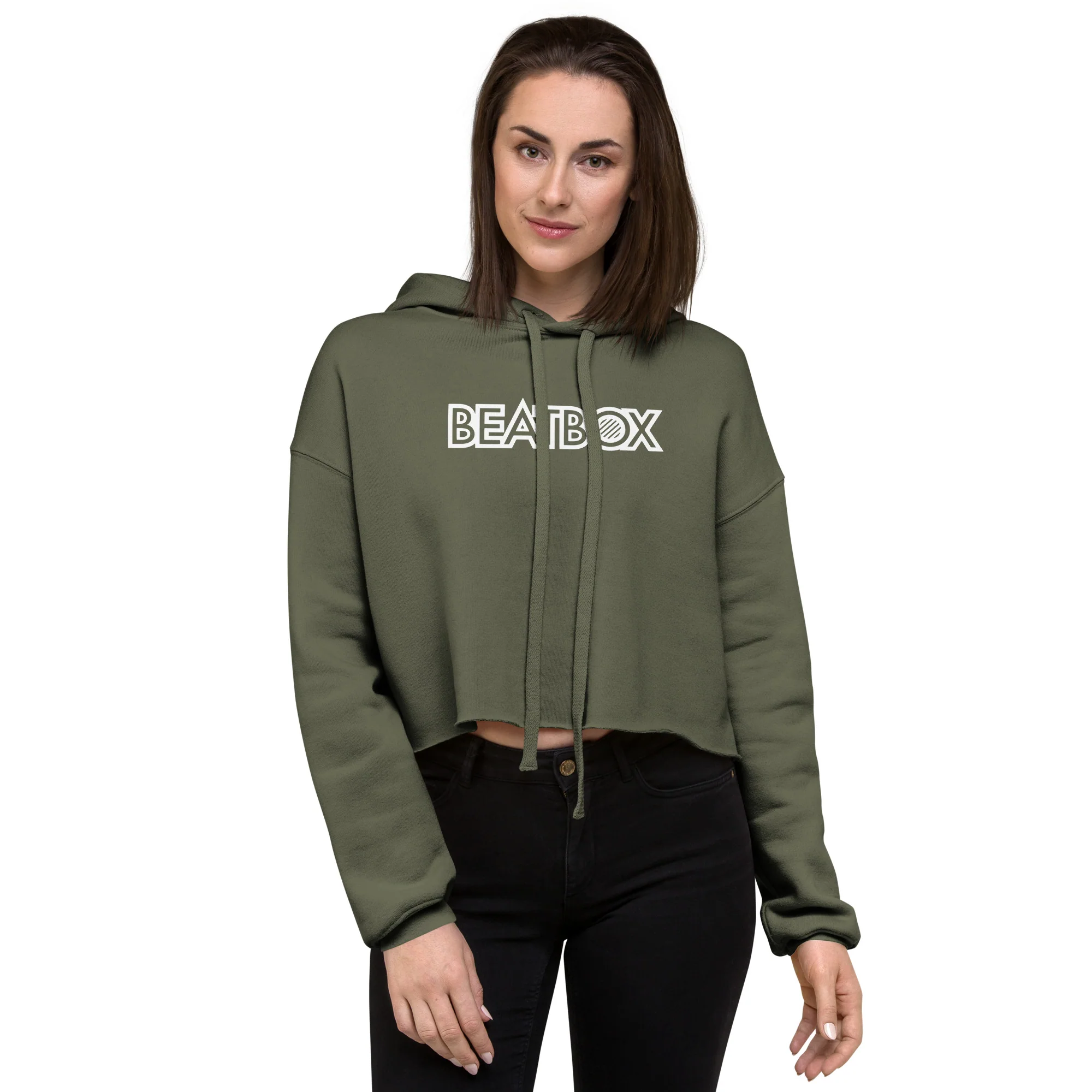 BeatBox Crop Hoodie